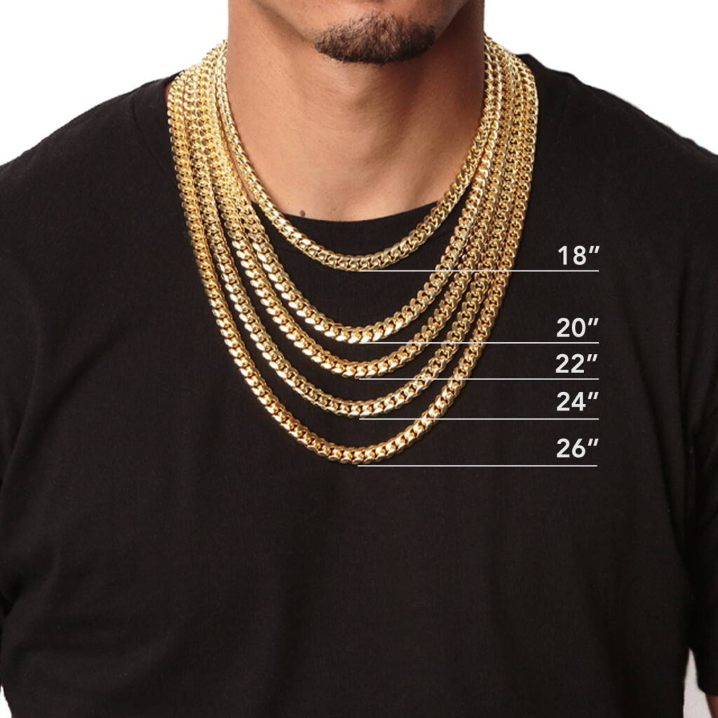 gold plated chains
