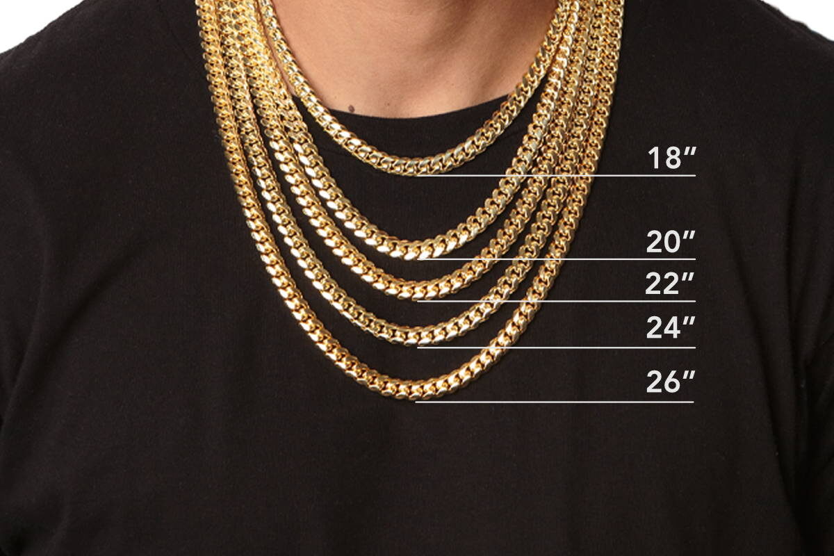 gold plated chains