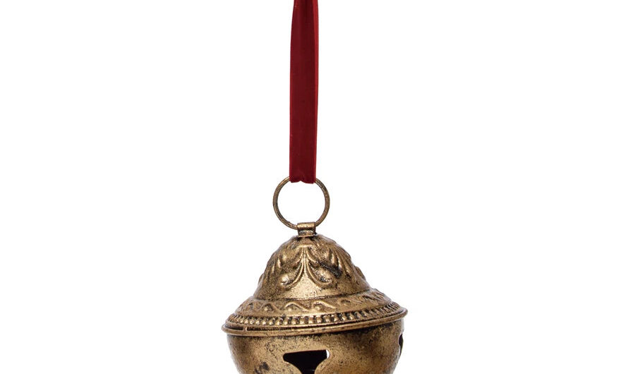 How to Elevate Your Holiday Decor with a Sleigh Bell with Velvet Ribbon