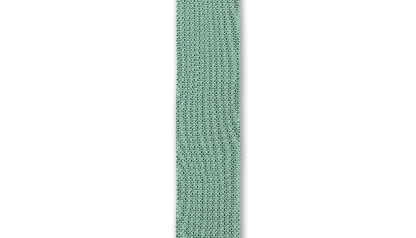 knit green tie