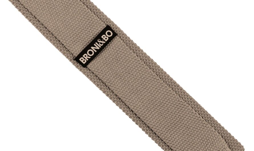 Gold Knitted Tie & Champagne Knitted Tie: Elegant Choices for Modern Wedding Style